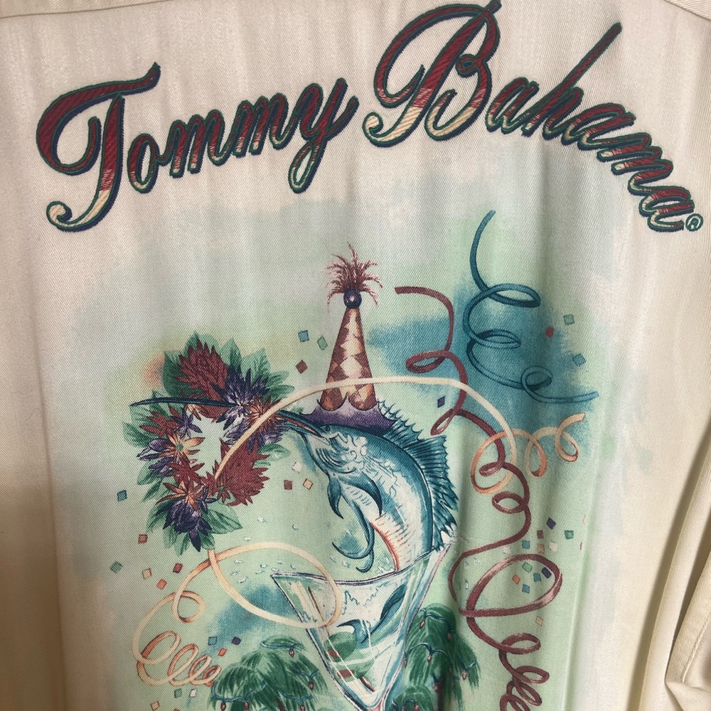 Tommy Bahama silk millennial shirt